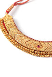 Veerangana Temple Gold Choker Set
