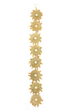 Royal Punjabi Heritage Golden Filigree Bridal Parandi Hair Accessory