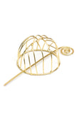Golden Dome Cage Brass Juda Pin