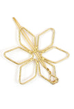 Flora Frame Gold Brass Juda pin