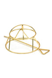 Golden Twin Dome Brass Juda Pin