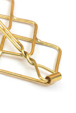 Golden Quad Link Brass Juda Pin