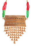 Royal Green Stone Rajasthani Statement Necklace