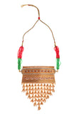 Royal Pink Stone Rajasthani Statement Necklace