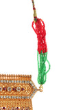 Royal Pink Stone Rajasthani Statement Necklace