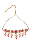 Riwaayat Hexagon Kundan Earrings