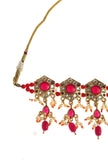 Riwaayat Hexagon Kundan Earrings