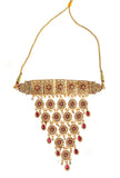 Temple Style Ruby Necklace Set