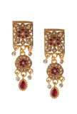 Temple Style Ruby Necklace Set