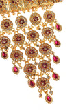 Temple Style Ruby Necklace Set