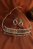 Emerald Pearl Kundan Necklace Set
