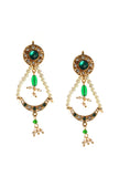 Emerald Pearl Kundan Necklace Set