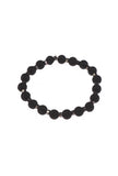 Onyx Tiger Eye & Lava Stone Energy Bracelet Set