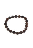 Onyx Tiger Eye & Lava Stone Energy Bracelet Set