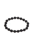 Onyx Tiger Eye & Lava Stone Energy Bracelet Set