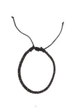 Silver Chain, Wood & Onyx Bracelet Collection - Set of 4