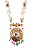 Royal Peacock Heritage Pearl Necklace Set