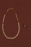 Aurelia Disc Stone Necklace Set