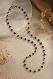 Handcrafted Black Karungali Bead Short Size Mala 7MM