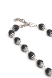 Handcrafted Black Karungali Bead Short Size Mala 8MM