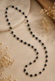 Handcrafted Black Karungali Bead Short Size Mala 8MM