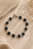 Handcrafted Black Karungali Bead Bracelet 8MM