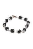 Handcrafted Black Karungali Bead Bracelet 8MM