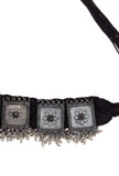 Phool Patti German Silver Choker Necklace
