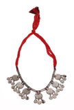 Chandrika German Silver Coin Necklace