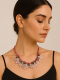 Gulabi Ghungroo Beaded Necklace