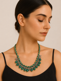 Zariya German Silver Beaded Necklace