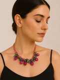 Gulnaar Ghungroo Beaded Necklace