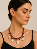 Noor Ghungroo Pearl Necklace