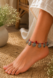 Chakra German Silver Anklet
