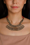Mayurakshi German Silver Necklace