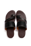 Black Cruelty Free Leather Sliders