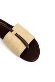 Umber Brown Cruelty Free Leather Flats