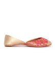 Rose Pink Brocade Juttis