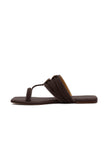 Dark Brown Cruelty Free Leather Kolhapuri