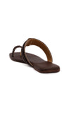 Dark Brown Cruelty Free Leather Kolhapuri