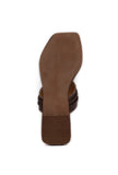 Dark Brown Cruelty Free Leather Kolhapuri