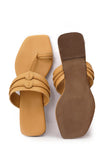 Golden Matt Cruelty Free Leather Inspired Kolhapuri