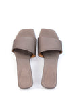 Scrappy Grey Cruelty Free Leather Heels