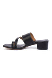Onyx Black Cruelty Free Leather Heels