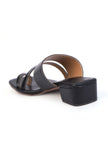 Onyx Black Cruelty Free Leather Heels