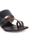 Onyx Black Cruelty Free Leather Heels