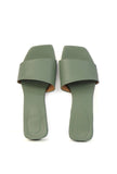Sage Green Cruelty Free Leather Heels