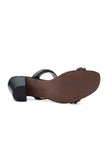 Charcoal Black Chain Cruelty-Free Leather Stealtoes