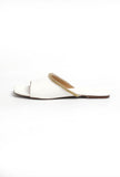Irish White Gold Chain Cruelty-Free Leather Flats