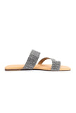 Black and White Pure Hemp Flats
